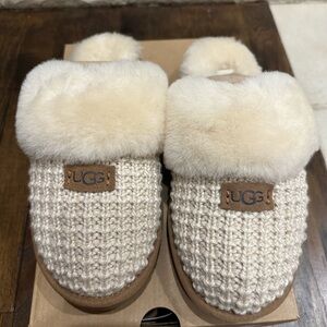 UGG Cozy Knit Genuine Shearling Slipper